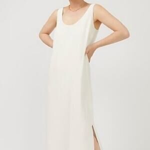 J.Crew Cream Silk Tricotine Slip Dress SZ 2